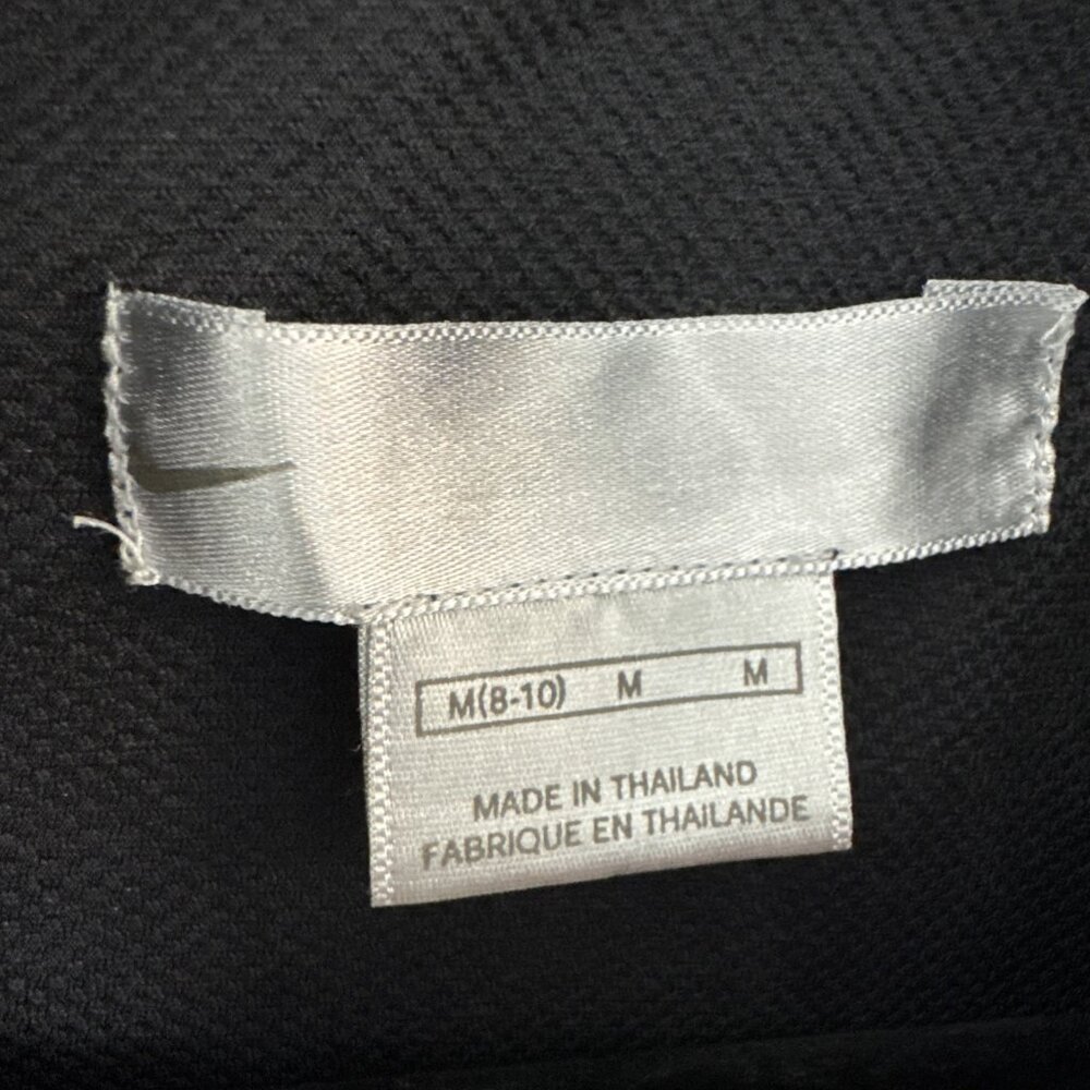 Vintage Y2K Nike Jacket Size Women’s Medium Cinch Waist Pockets Gray Black - Picture 7 of 12